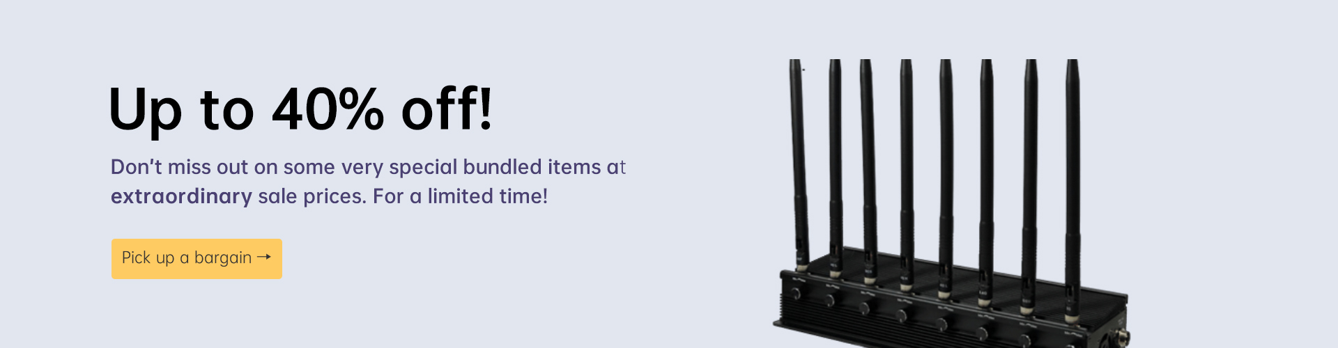 Portable high power jammer