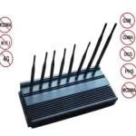 8 Antennas High Power Jammer , WIFI Blocker high power cell phone jammer